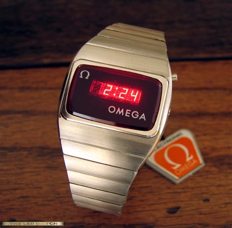 omega digital and analogue watch|omega digital watch 1970s.